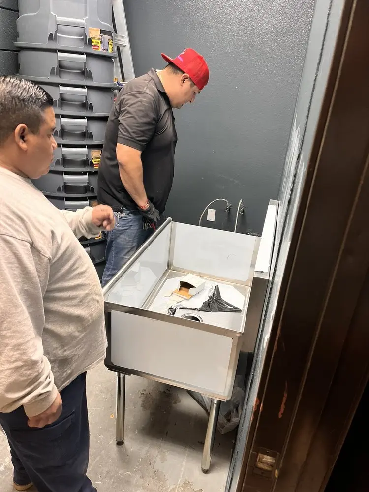Commercial plumbing and sink installation in Freehold